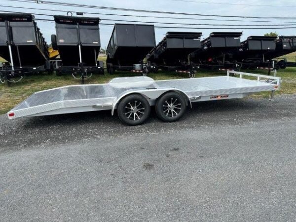 Sport Haven 7×20 Premium Aluminum Car Trailer – Torsion Axles - Image 9
