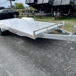 Sport Haven 7×20 Premium Aluminum Car Trailer – 6k Torsion Axles