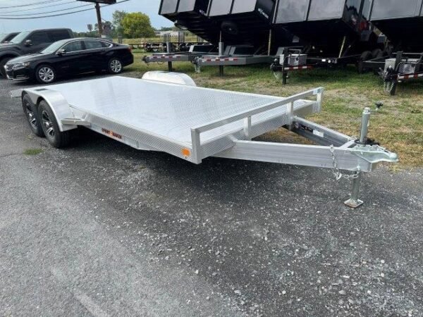 Sport Haven 7×20 Premium Aluminum Car Trailer – 6k Torsion Axles