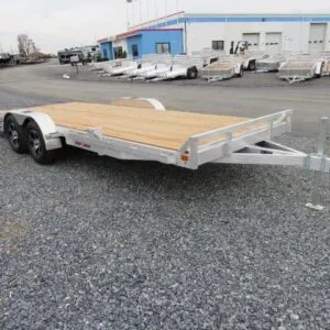 Sport Haven 7×20 Aluminum Car Trailer – Wood Deck