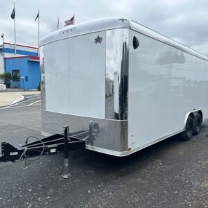 US Cargo 8.5 x 20 Enclosed Car Trailer – Extended Tongue