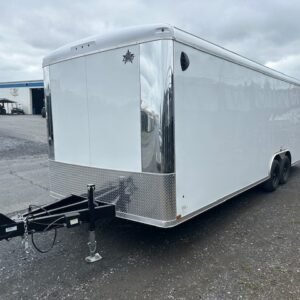US Cargo 8.5 x 24 Enclosed Car Trailer – Extended Tongue