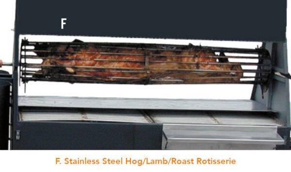 Model 4830CSS Towable Charcoal Grill – Stainless - Image 17