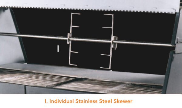 Model 4830CSS Towable Charcoal Grill – Stainless - Image 20