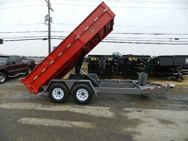 BWise 7 x 14 Dump Trailer – Low Profile With Ramps