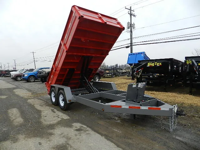 BWise 7 x 14 Dump Trailer – Low Profile With Ramps - Image 8