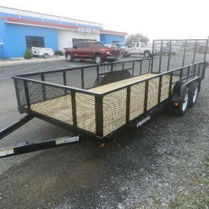 Premier 6.4 x 20 Landscape Utility Trailer – 24″ Mesh Sides!
