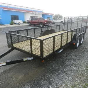 Premier 6.4 x 20 Landscape Utility Trailer – 24″ Mesh Sides!
