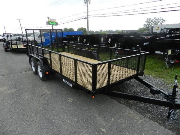 Premier 6.4 x 18 Landscape Utility Trailer – 24″ Mesh Sides