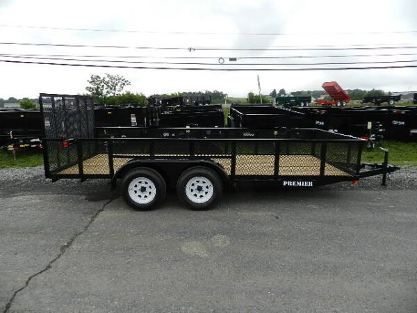 Premier 6.4 x 18 Landscape Utility Trailer – 24″ Mesh Sides - Image 3