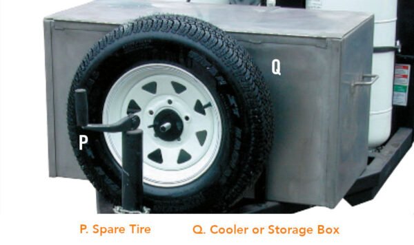 Model 4830CSS Towable Charcoal Grill – Stainless - Image 11